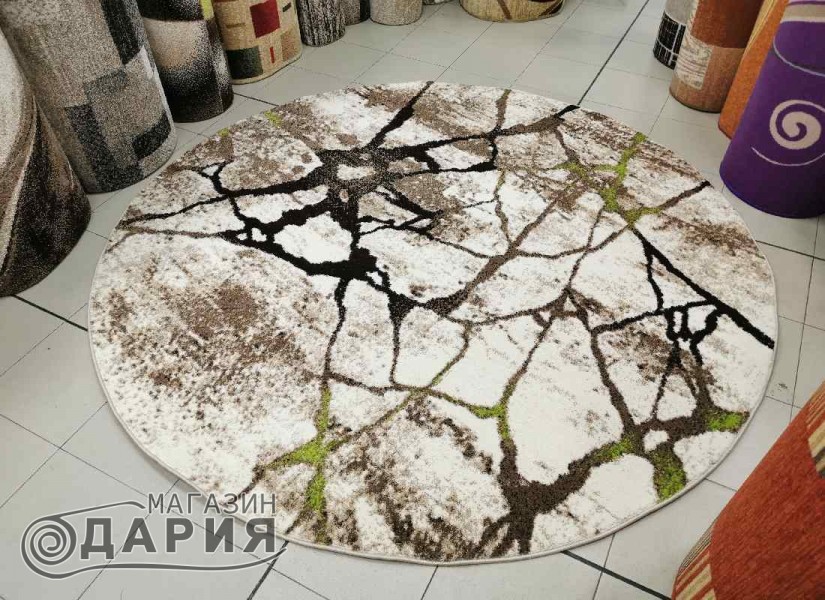 Тъкан килим MAGNOLIA 563 cream/green